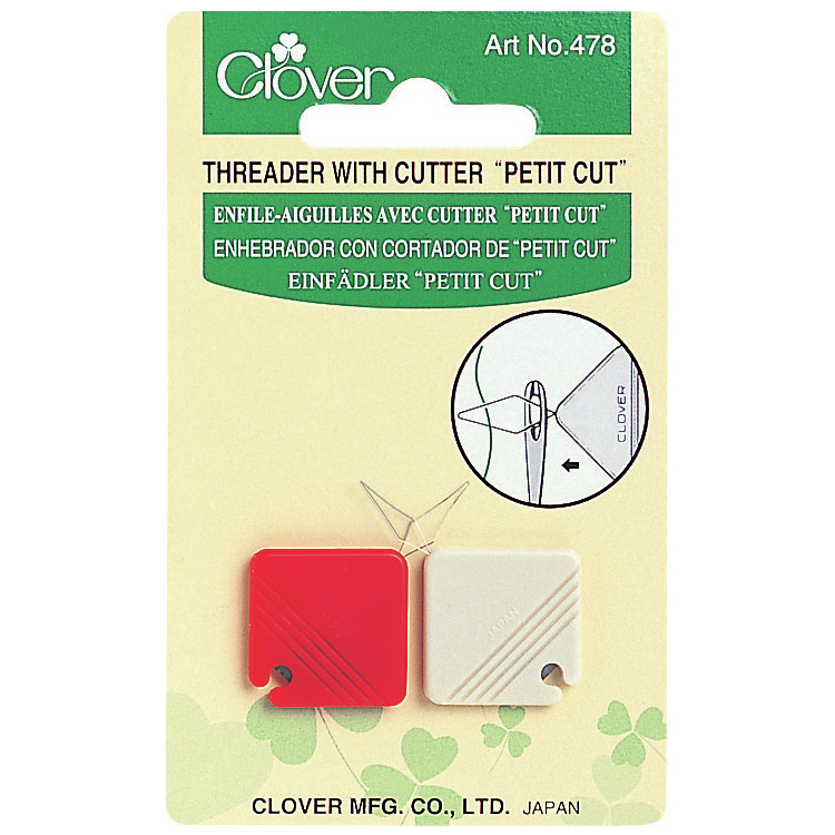 Needle Threader with Cutter Petit Cut