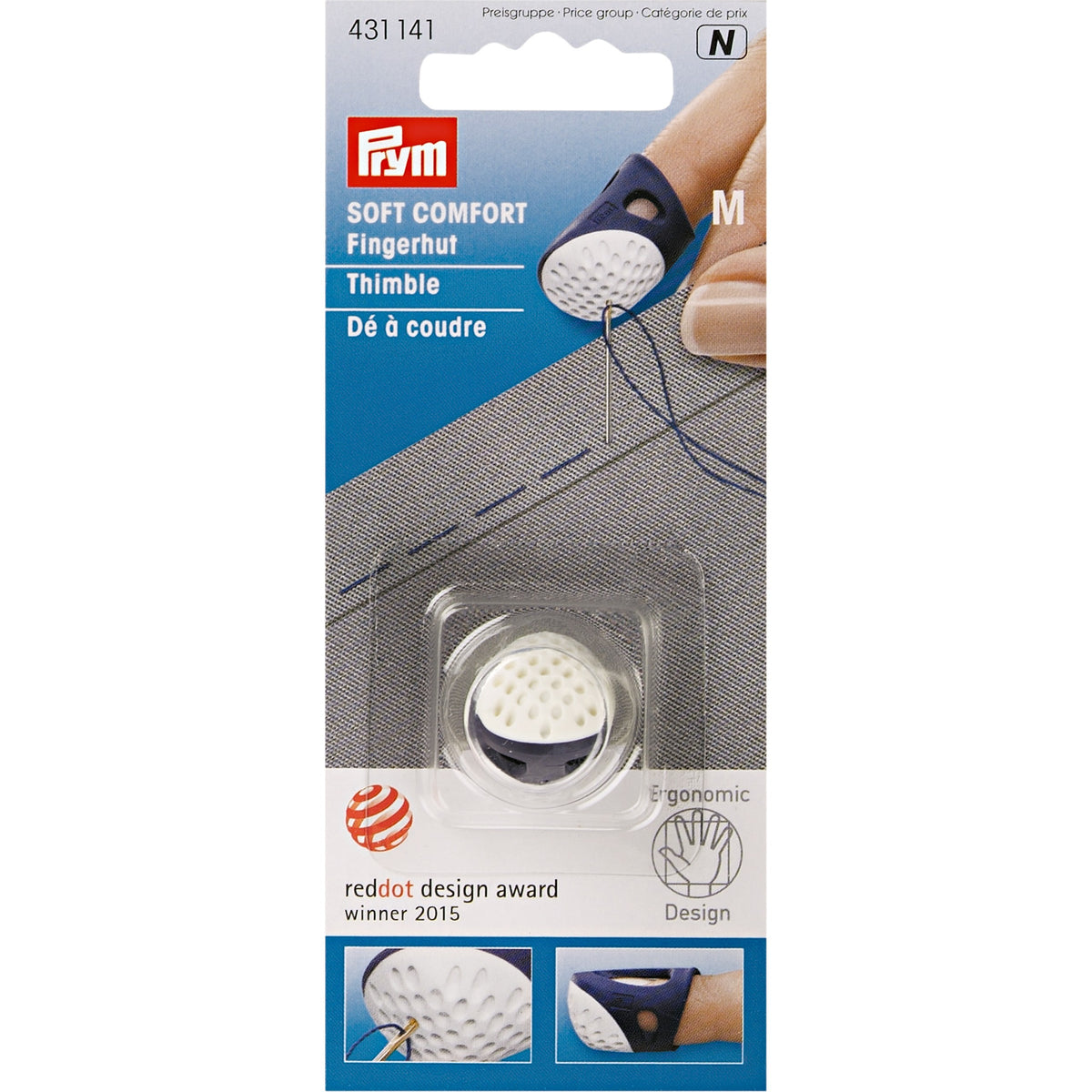 Prym Ergonomic Thimble - Medium