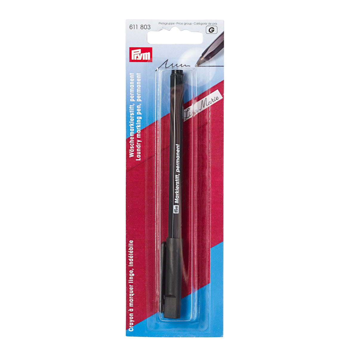 Prym-Permanent marker black Prym 1pc