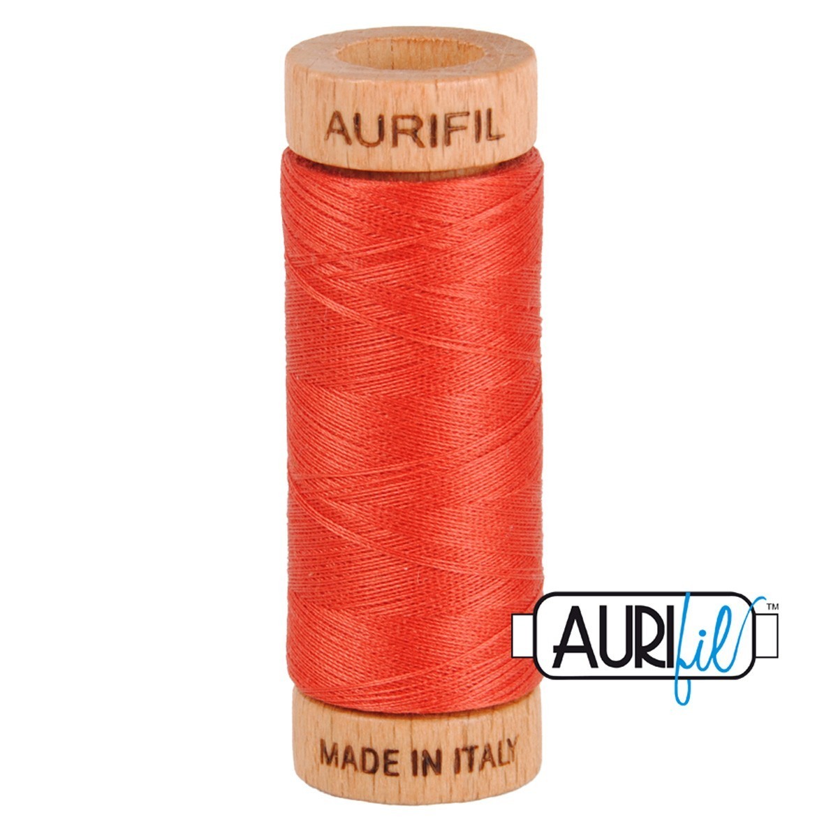 Aurifil 80 2255 Dark Red Orange 274m