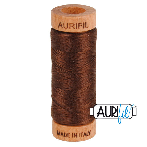 Aurifil 80 2360 Chocolate 274m