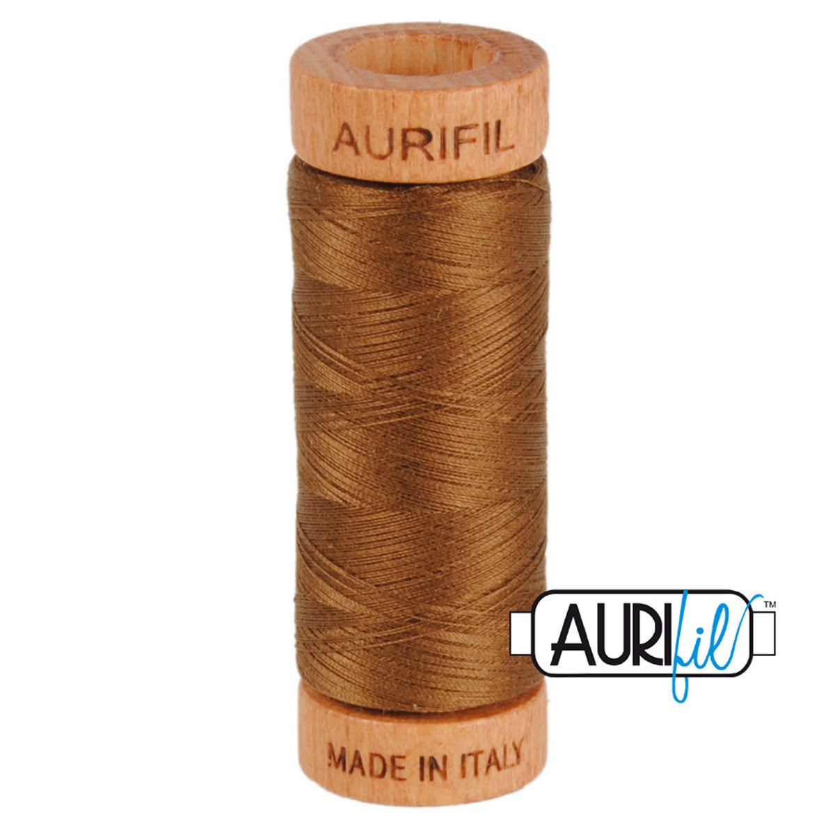 Aurifil 80 2372 Dark Antique Gold 274m