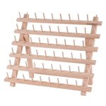 Wood Thread Rack Fully Assembled Natural Wood Various Sizes