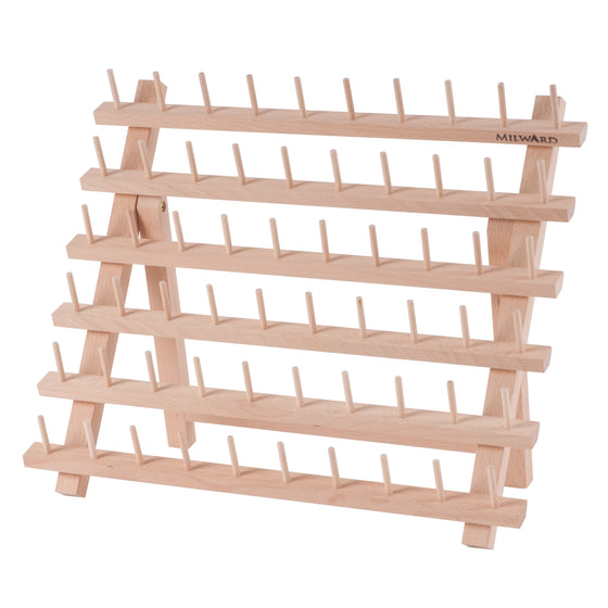 Wood Thread Rack Fully Assembled Natural Wood Various Sizes