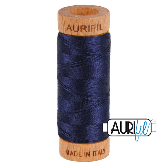 Aurifil 80 2785 Very Dark Navy 274m