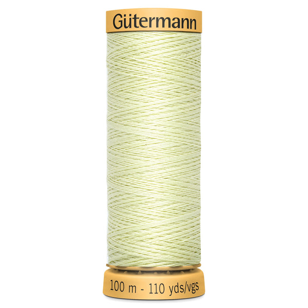 Gutermann Cotton 128 Pale Green 100m Reel