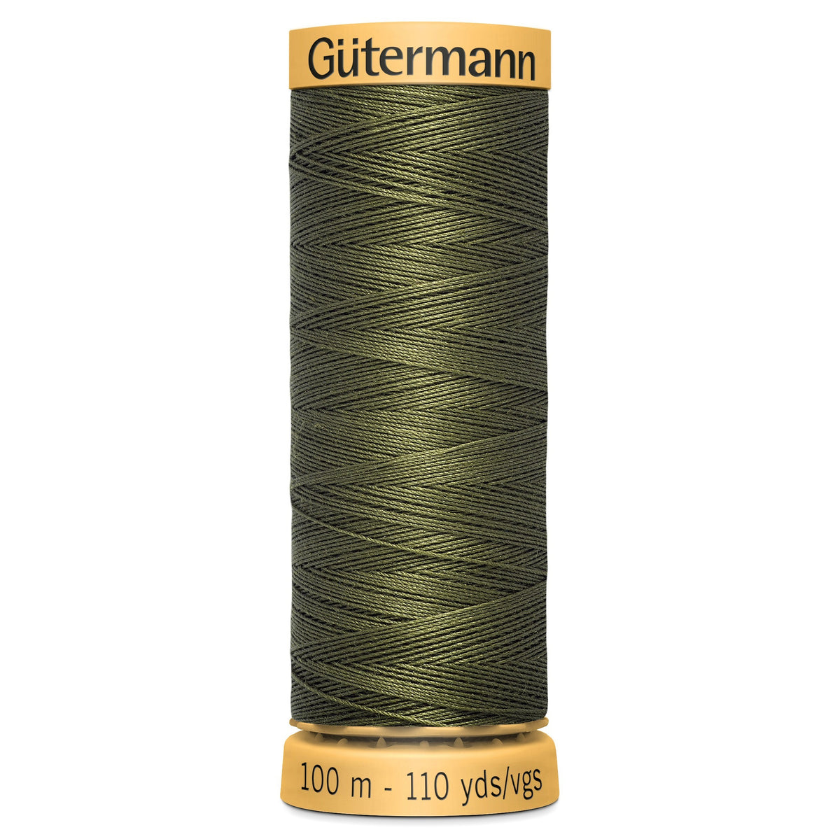 Gutermann Cotton 424  Moss Green 100m Reel