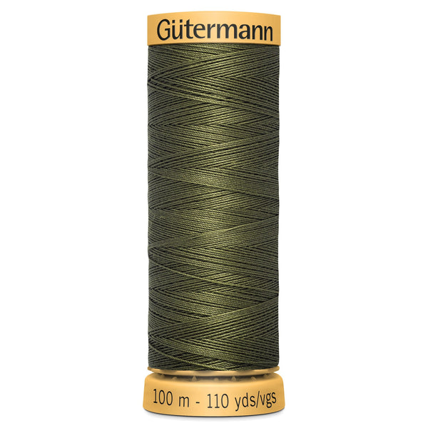 Gutermann Cotton 424  Moss Green 100m Reel