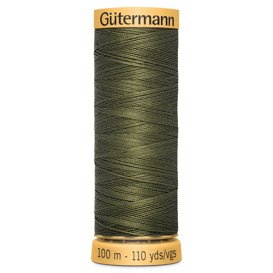 Gutermann Cotton 424  Moss Green 100m Reel