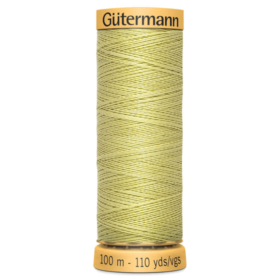 Gutermann Cotton 437 Dirty Yellow 100m Reel