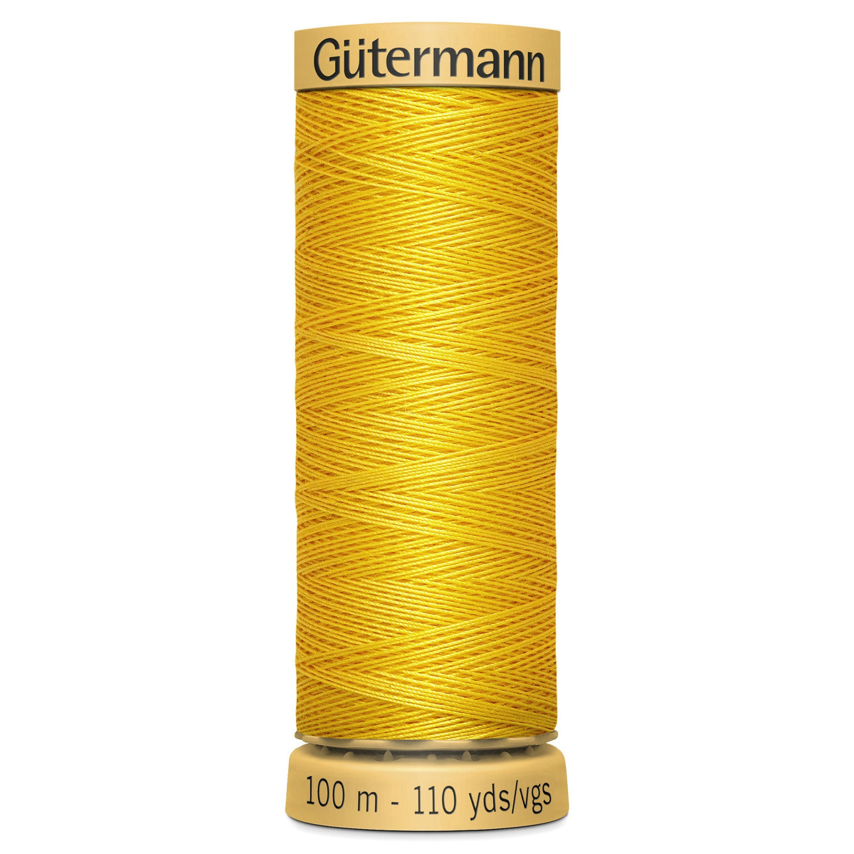 Gutermann Cotton 588 Bright Yellow 100m Reel