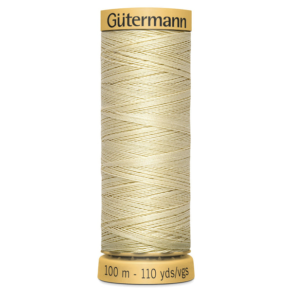 Gutermann Cotton 828 Pale Sunshine 100m Reel