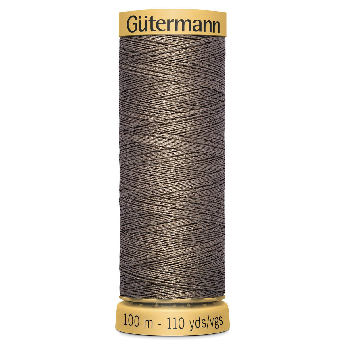 Gutermann Cotton 1225 Medium Brown 100m Reel