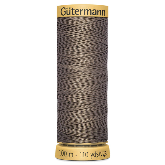 Gutermann Cotton 1225 Medium Brown 100m Reel