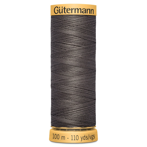 Gutermann Cotton 1414 Dark Ash 100m Reel