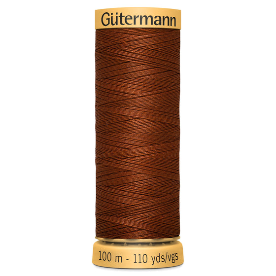 Gutermann Cotton 2143 Burnt Red 100m Reel