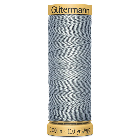 Gutermann Cotton 6506 Medium Grey 100m Reel