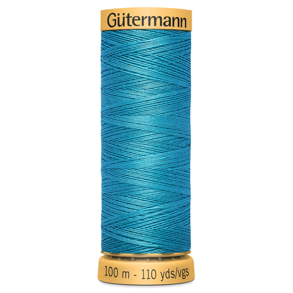 Gutermann Cotton 6745 Bright Turqoise 100m Reel