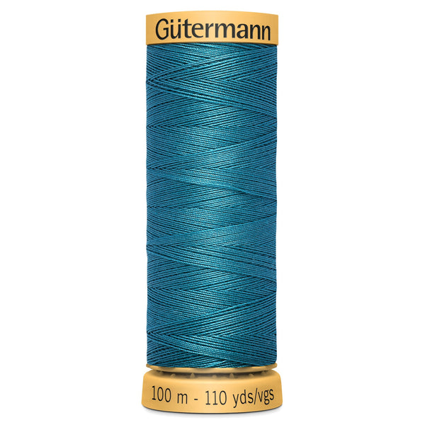 Gutermann Cotton 6934 Deep Turqoise 100m Reel