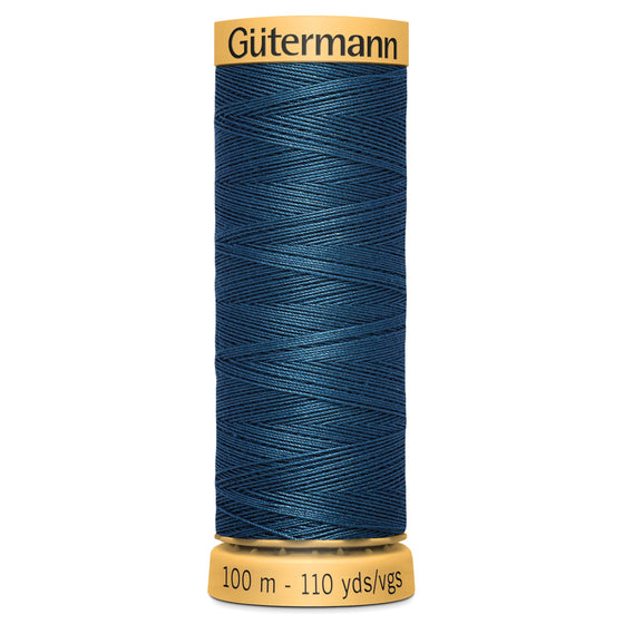 Gutermann Cotton 7434 Deep Blue 100m Reel