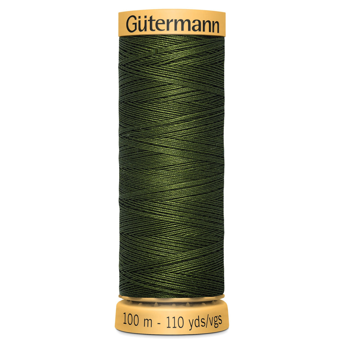 Gutermann Cotton 9733 Green 100m Reel