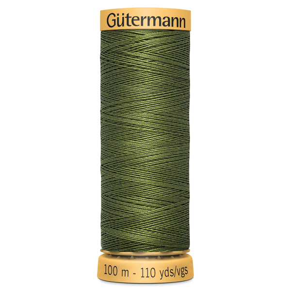 Gutermann Cotton 9924 Dark Moss 100m Reel