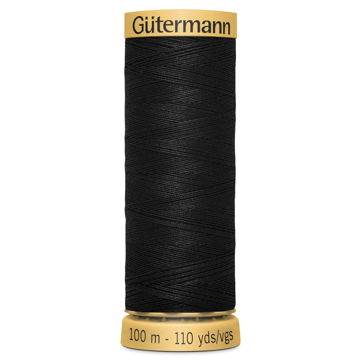 Gutermann Cotton 5201 BLACK 100m Reel