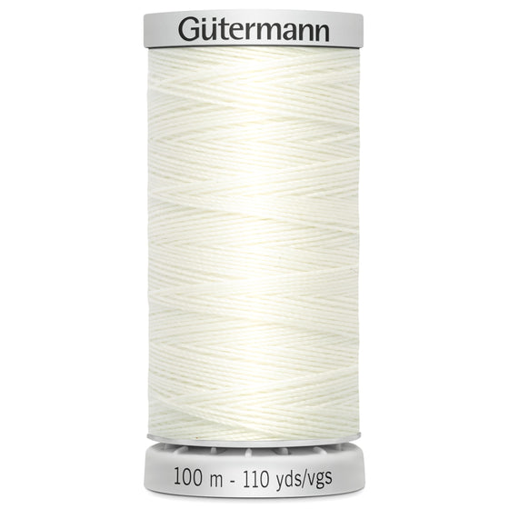 Gutermann Extra Strong 111 Off White 100m Reel