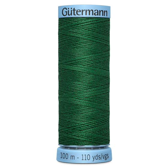 Gutermann Silk 237 Green 100m Reel