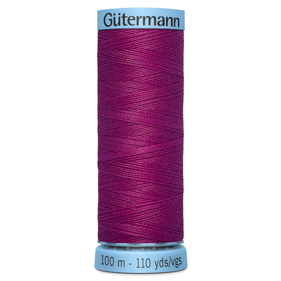 Gutermann Silk 247 Magenta 100m Reel