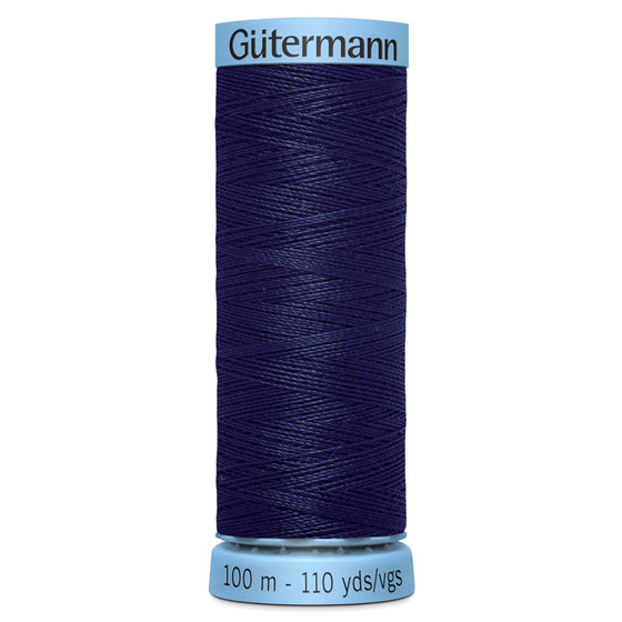 Gutermann Silk 310 Navy 100m Reel