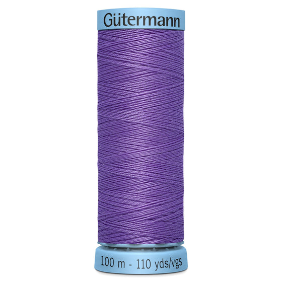 Gutermann Silk 391 Purple 100m Reel