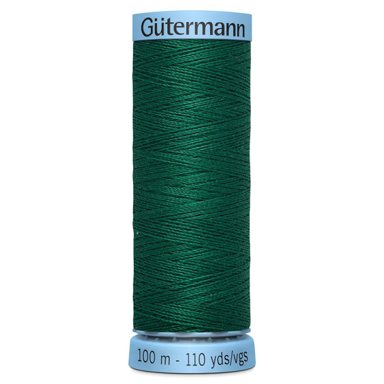 Gutermann Silk 403 Dark Jade 100m Reel