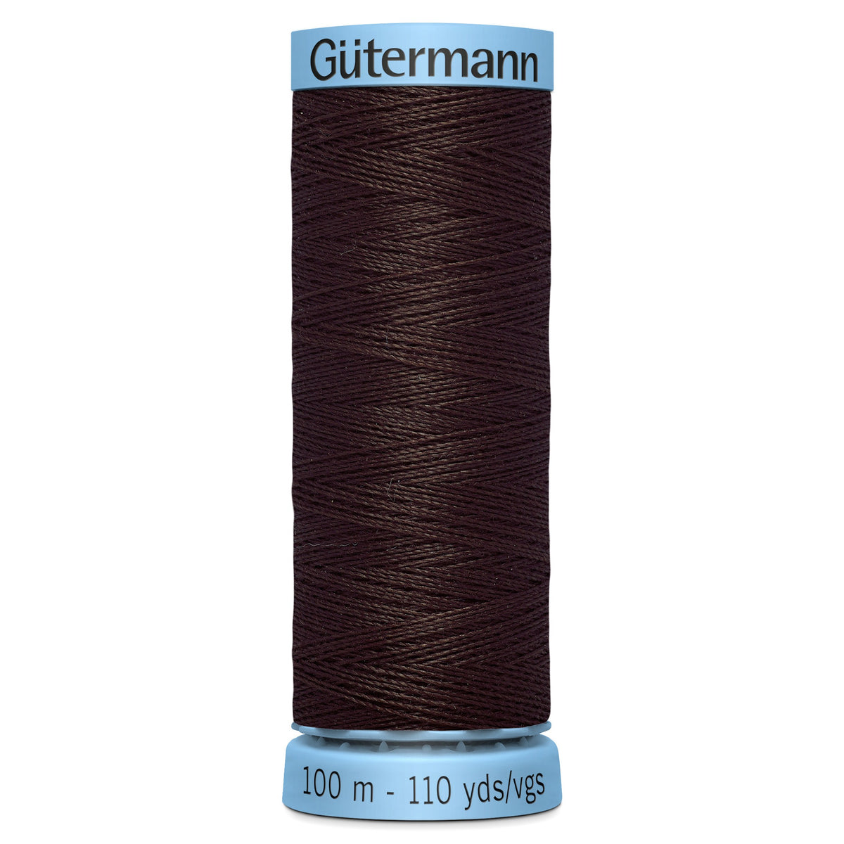 Gutermann Silk 696 Chocolate 100m Reel