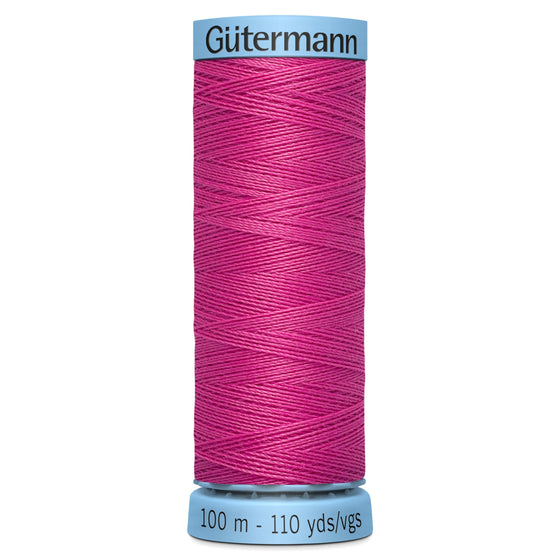 Gutermann Silk 733 Hot Pink 100m Reel