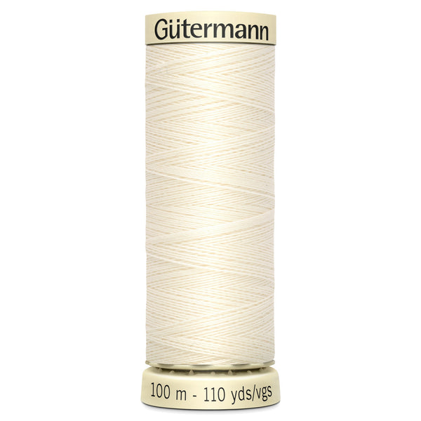 Gutermann Sew All 1 Snow 100m Reel