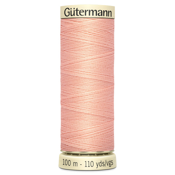 Gutermann Sew All 165 Light Peach 100m Reel