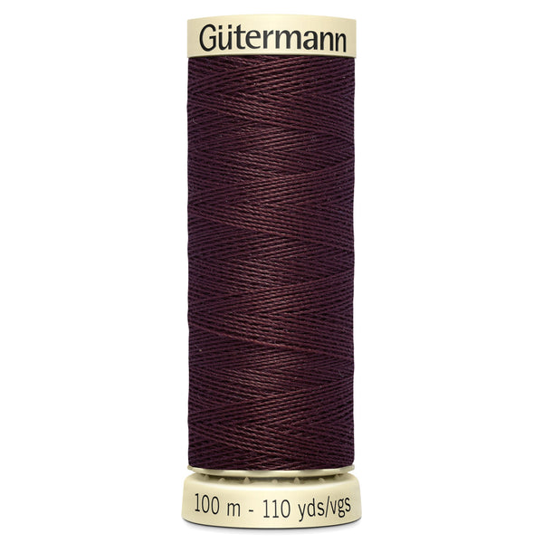 Gutermann Sew All 175 Dark Brown 100m Reel