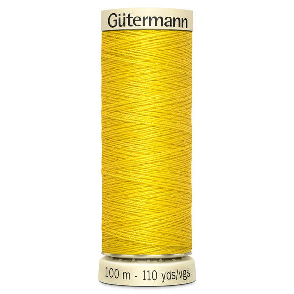 Gutermann Sew All 177 Sunrise Yellow 100m Reel