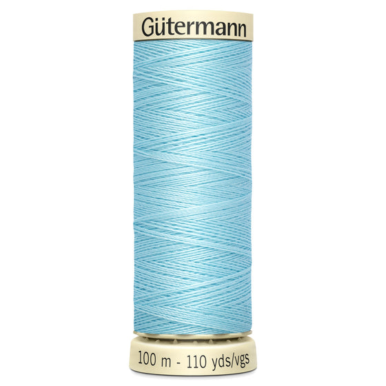 Gutermann Sew All 195 Pale Baby Blue 100m Reel