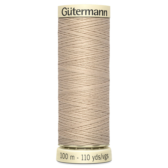 Gutermann Sew All 198 Light Brown 100m Reel