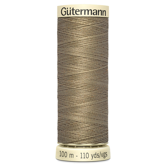 Gutermann Sew All 208 Light Brown 100m Reel