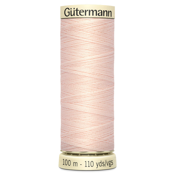 Gutermann Sew All 210 Pale Pink 100m Reel