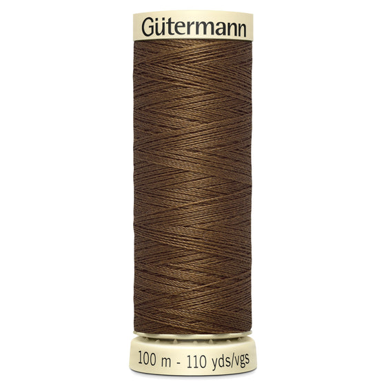 Gutermann Sew All 289 Dark Coffee 100m Reel