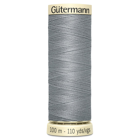 Gutermann Sew All 40 Silver Steel 100m Reel