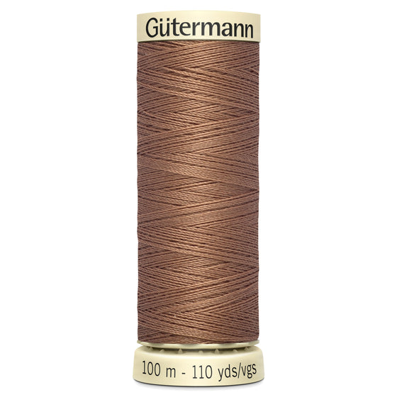 Gutermann Sew All 444 Medium Brown 100m Reel