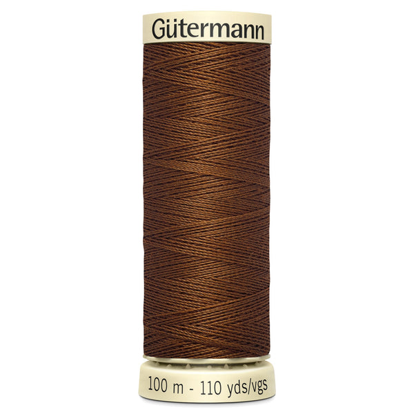 Gutermann Sew All 450 Chocolate Brown 100m Reel