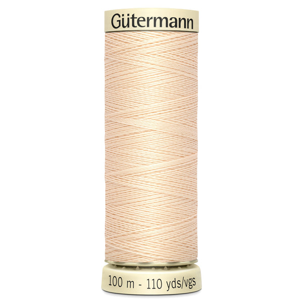 Gutermann Sew All 5 Cream Tea 100m Reel