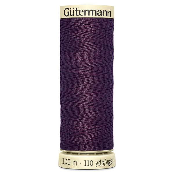 Gutermann Sew All 517 Darkest Purple 100m Reel