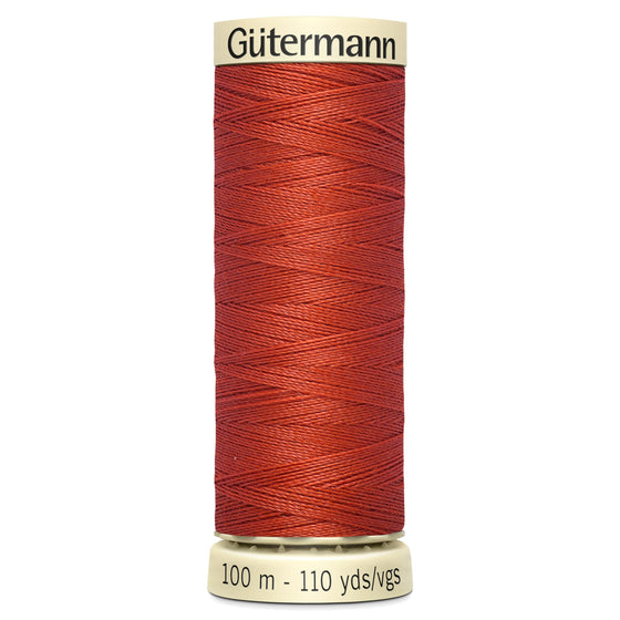 Gutermann Sew All 589 Burnt Orange 100m Reel